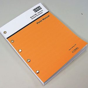 Case 980 Series B 980B Crawler Excavator Parts Manual Catalog Exploded Views