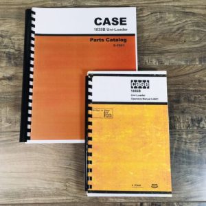 Case 1835B Skidsteer Uni-Loader Manual Parts Catalog Operators Owners Set