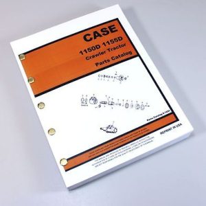 Case 1150D 1155D Crawler Tractor Dozer Parts Manual Catalog Exploded Views