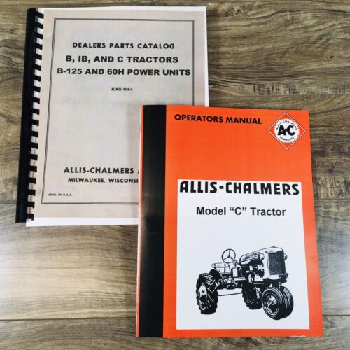 thumbnail image 2 of Allis Chalmers Model C Tractor Operator's Manual – Maintenance & Controls Guide By Peaceful Creek 2 of 6