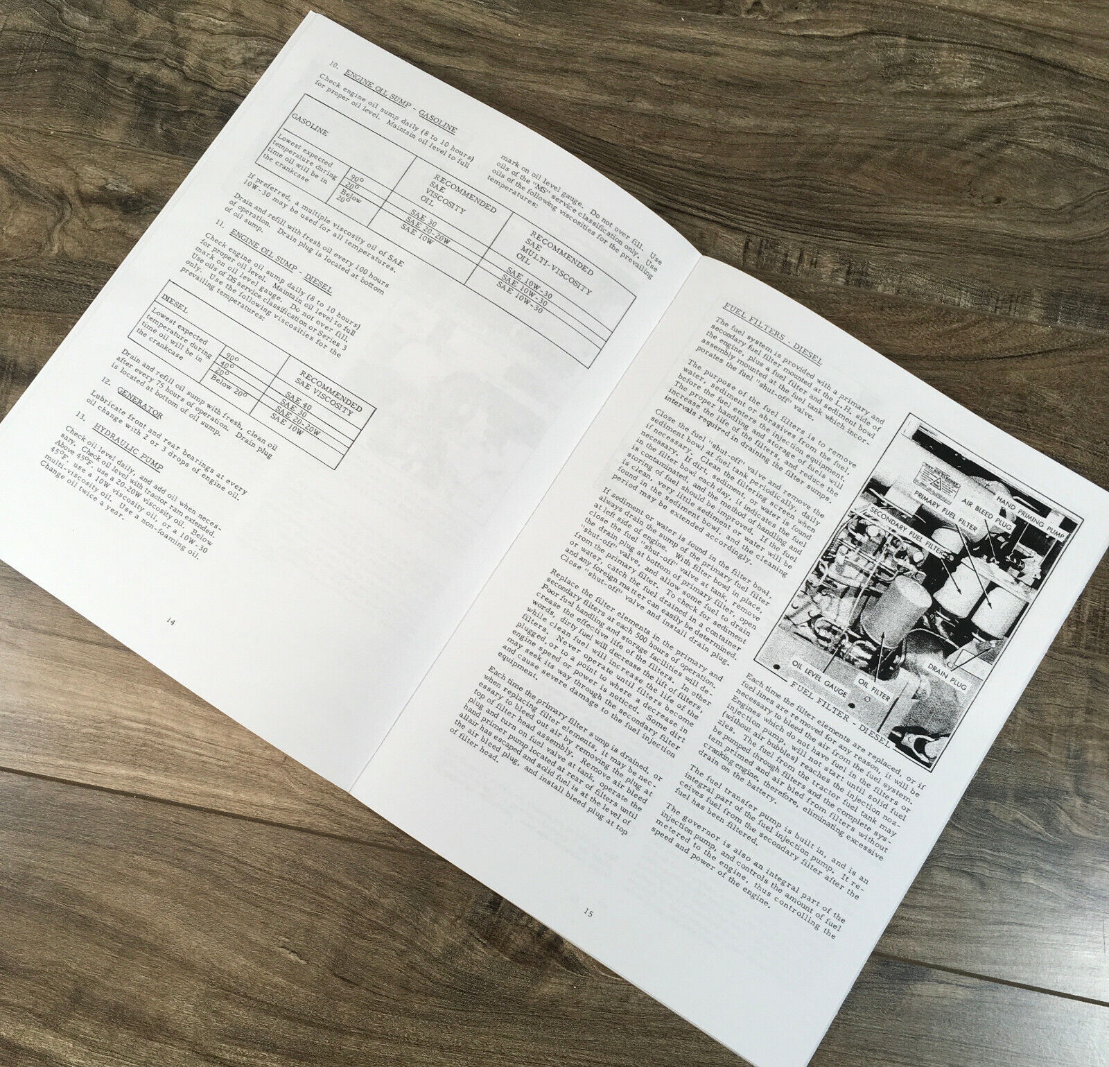 thumbnail image 2 of Allis Chalmers D-15 D15 Tractor Gas And Diesel Service Shop Manual (New) 2 of 3