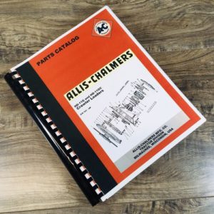 Allis Chalmers HD-11G HD-11GC Crawler Tractor Loader Parts Manual SN 101-UP