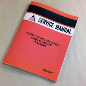 Allis Chalmers 300 Series 310 D 312 D H 314 D H Tractors Service Repair Manual