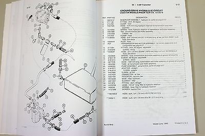 thumbnail image 2 of J I Case 25+4 XP Trencher Parts Manual - OEM Exploded Views & Assembly 2 of 6