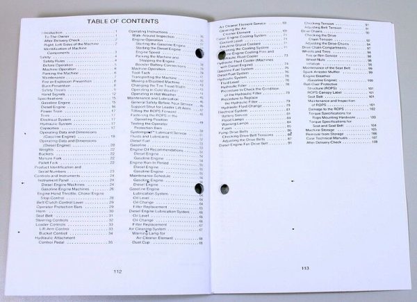 J I Case 1818 Uni-Loader Skid Steer Operators Owners Manual Controls - Image 2