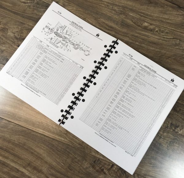 International TD-24 Gear Driven Crawler Tractor Parts Operators Manual Set - Image 8