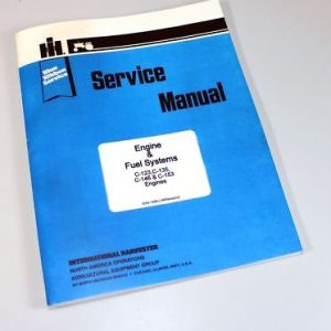 International Farmall Super A1 Av1 Tractor C123 Engine Overhaul Service Manual