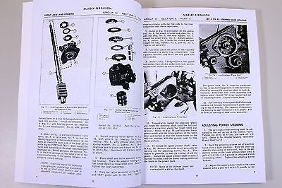 Massey Ferguson MF 202 & 204 Tractor Service Repair Manual - Includes Loader & Backhoe