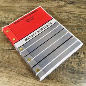 Massey Ferguson 1100 1130 Tractor Service Manual Repair Shop Technical Workshop