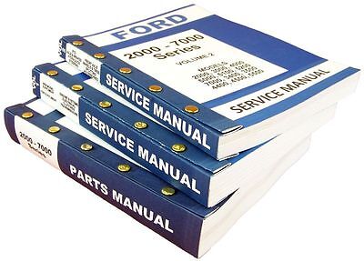 thumbnail image 2 of Ford Tractor Service & Repair Manuals – 2000-7000 Series, Shop Manuals Set 2 of 5