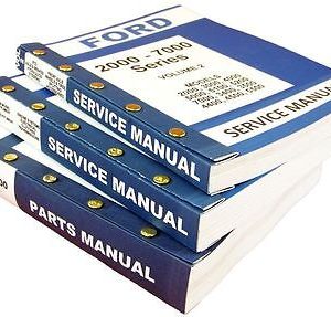Lot New Ford 5200 5000 Series Tractor Service Repair Shop Parts Manuals Catalog