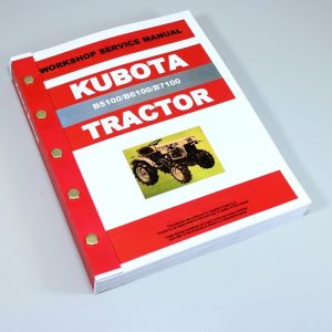 Kubota B5100 B6100 B7100 D & E Tractor Service Repair Manual Shop Book Overhaul