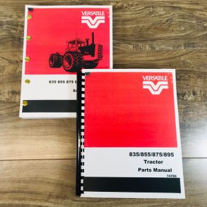 Versatile 835 855 875 895 Tractor Service Parts Manual Set Repair Workshop Shop