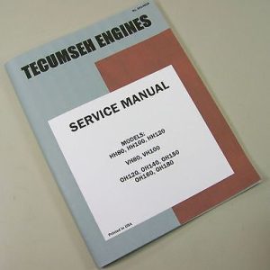 Wheel Horse Charger 8 Lawn Mower Tractor Tecumseh Vh80 Engine Service Manual