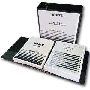 White 2-85 Field Boss Tractor Service Parts Manual Set Repair Workshop Book