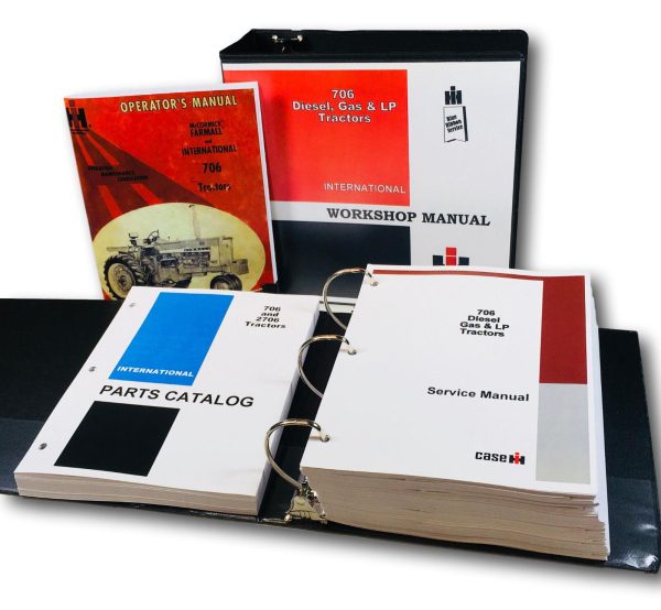 International Farmall 706 Tractor Service Repair Parts Operators Manual -37237