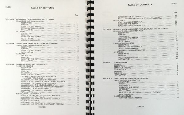 International Dt-817 Series C Dt817C Diesel Engines Service Manual H100C Loader - Image 4