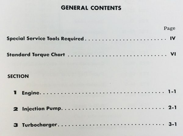 International Dt-429 Diesel Engine Service Parts Manual Set Service Shop Books - Image 6