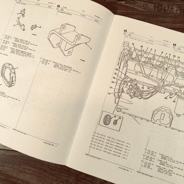 International D-358 Diesel Engine For 3288 1046 Tractor Service Parts Manualset - Image 12
