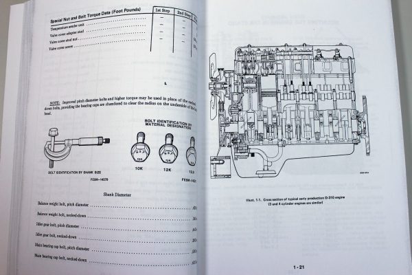 International D-358 Diesel Engine For 3288 1046 Tractor Service Parts Manualset - Image 6