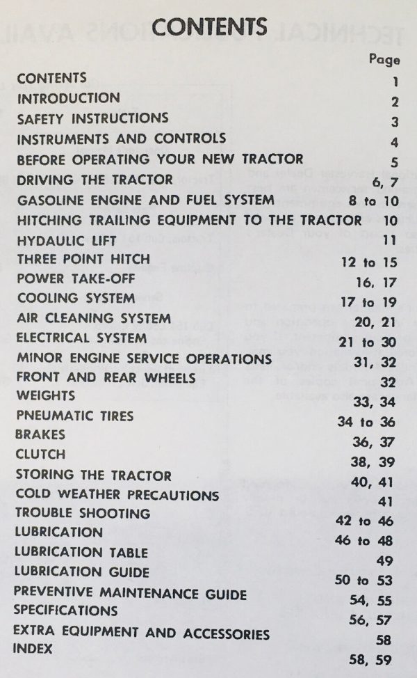 International Cub 154 Lo-Boy Tractor Mower Service Parts Operators Manual - Image 11