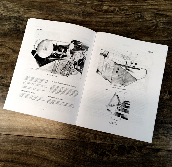 International 82 Combine Operators Manual Owners Book Maintenance Settings - Image 4