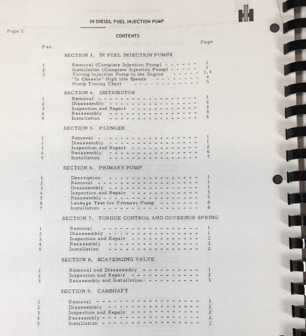 International 817 Diesel Engine Set For TD-30 TD-25 Series B Service Manual Shop - Image 3