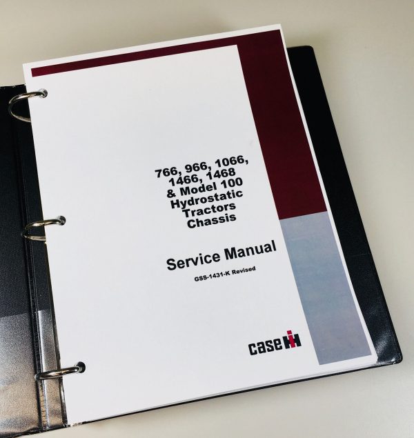 International 766 966 1066 1466 Tractor Service Manual Shop Set Repair Overhaul - Image 12