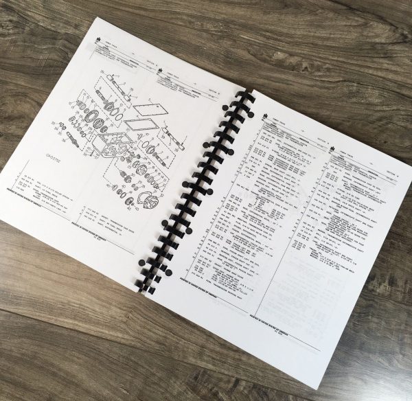 International 815 Combine Parts Manual Set Catalog Book Assembly D414 S/N -8000 - Image 4