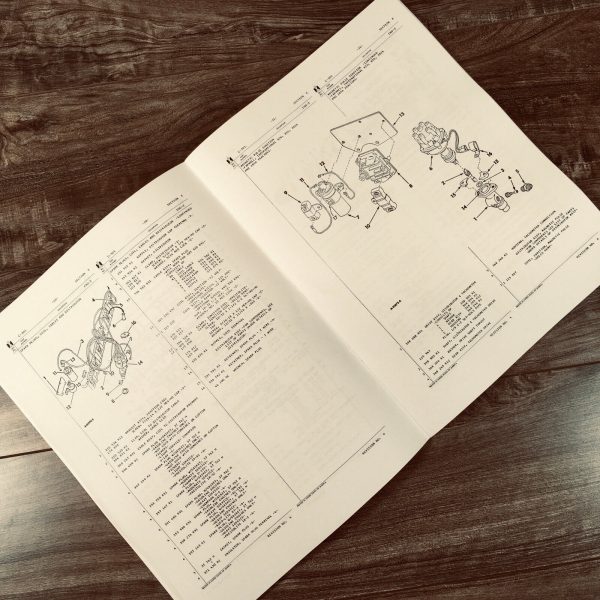 International 715 Combine Engine Only C-301 6 Cyl. Gas Service Parts Manual Set - Image 12