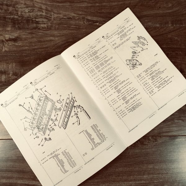 International 715 Combine Engine Only C-301 6 Cyl. Gas Service Parts Manual Set - Image 10