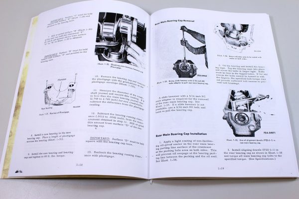 International 715 Combine Engine Only C-301 6 Cyl. Gas Service Parts Manual Set - Image 6