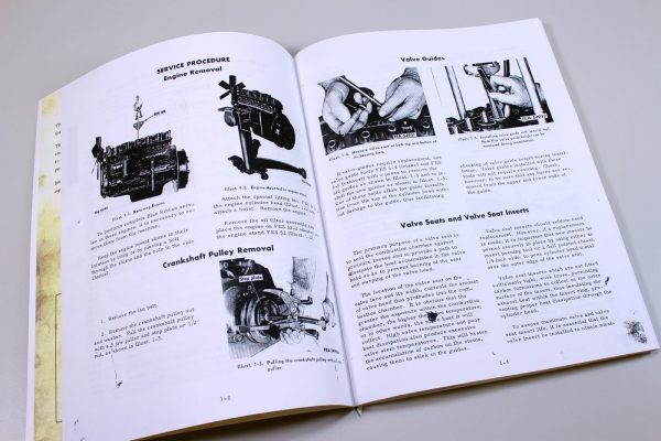 International 715 Combine Engine Only C-301 6 Cyl. Gas Service Parts Manual Set - Image 5