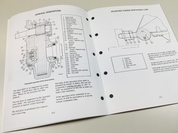 International 500E 500 Series E Crawler Dozer Tractor Service Manual Repair Shop - Image 12