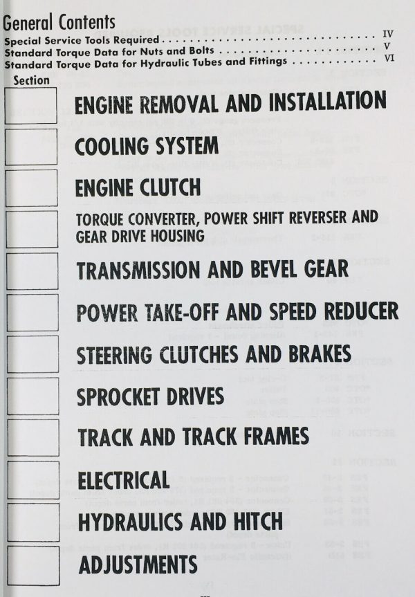 International 500E 500 Series E Crawler Dozer Tractor Service Manual Repair Shop - Image 2