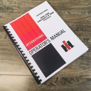 International 3088 3288 3488 Hydro 3688 Tractor Operators Manual Owners Book