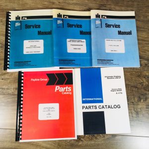 International 3400A Gas Tractor Service Manual Set Shop Book Workshop C-175
