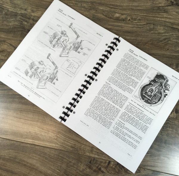 Ford Fordson Super Major Tractor Service Repair Manual Parts Set Catalog Book - Image 8