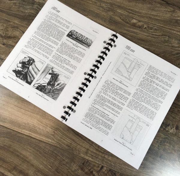 Ford Fordson Super Major Tractor Service Repair Manual Parts Set Catalog Book - Image 6