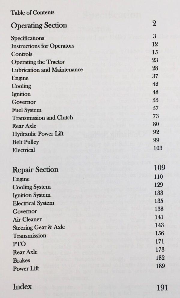 Ford Fordson Super Major Tractor Service Repair Manual Parts Set Catalog Book - Image 5