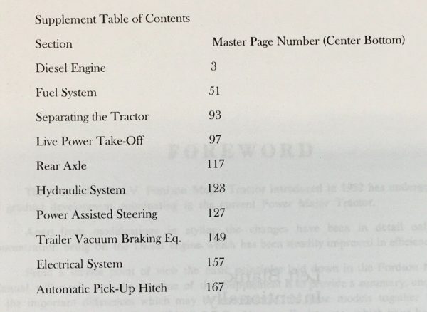 Ford Fordson Super Major Tractor Service Repair Manual Parts Set Catalog Book - Image 2
