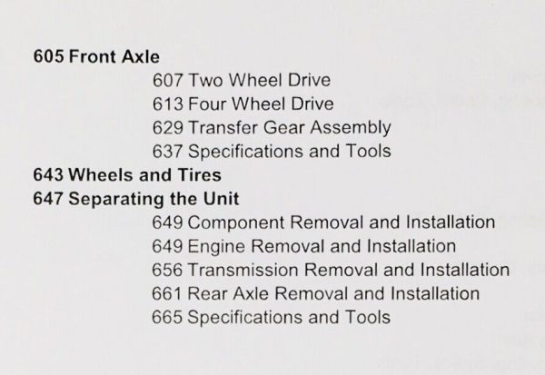 Ford 555A 555B 655A Tractor Loader Backhoe Service Parts Catalog Manual Shop Set - Image 3