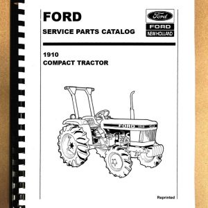 Ford 1910 Tractor Parts Manual Catalog Book Assembly Schematics Exploded Views