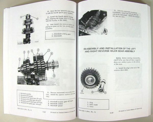 Farmall International 4586 Tractor Service Manual Repair Technical Overhaul Set - Image 4