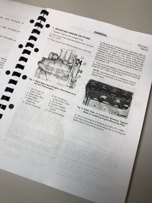 Farmall International 4568 Tractor Service Manual Repair Technical Overhaul Set - Image 8