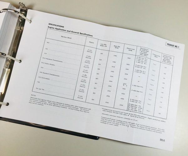 Farmall International 2856 Tractor Service Manual Repair Technical Book Overhaul - Image 9