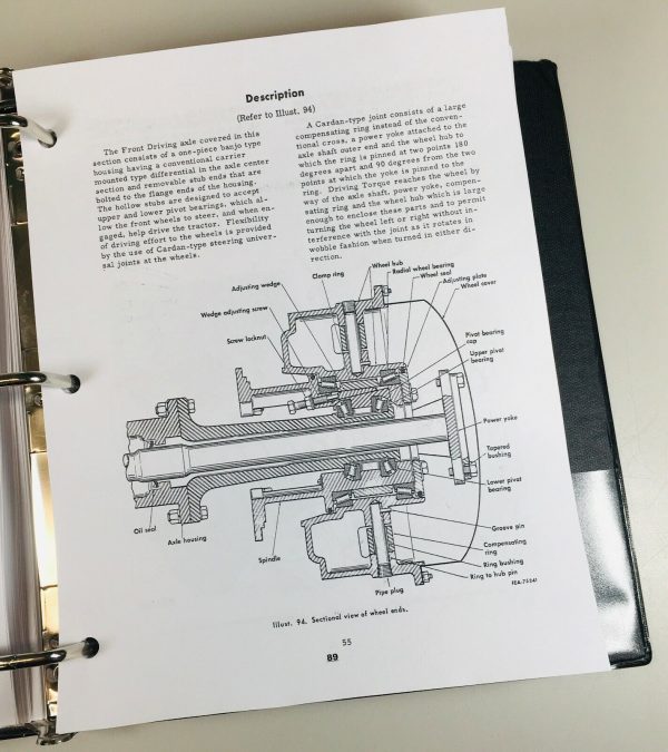 Farmall International 2856 Tractor Service Manual Repair Technical Book Overhaul - Image 6