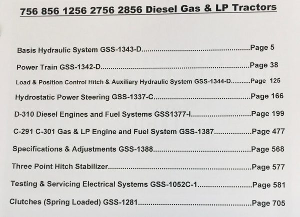 Farmall International 2856 Tractor Service Manual Repair Technical Book Overhaul - Image 2