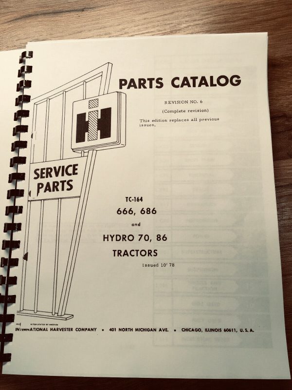 Farmall International 666 Gas Tractor Parts Operators 3 Manual Set Owners Book - Image 10
