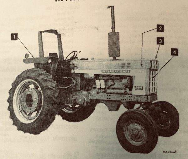 Farmall International 666 Gas Tractor Parts Operators 3 Manual Set Owners Book - Image 6